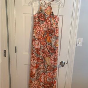 Loft tropical maxi dress